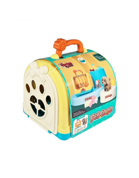 Jnd-3615 Taşıma Çantalı Hareketli Pilli Köpek Set (pet Shop) -vardem Oyuncak