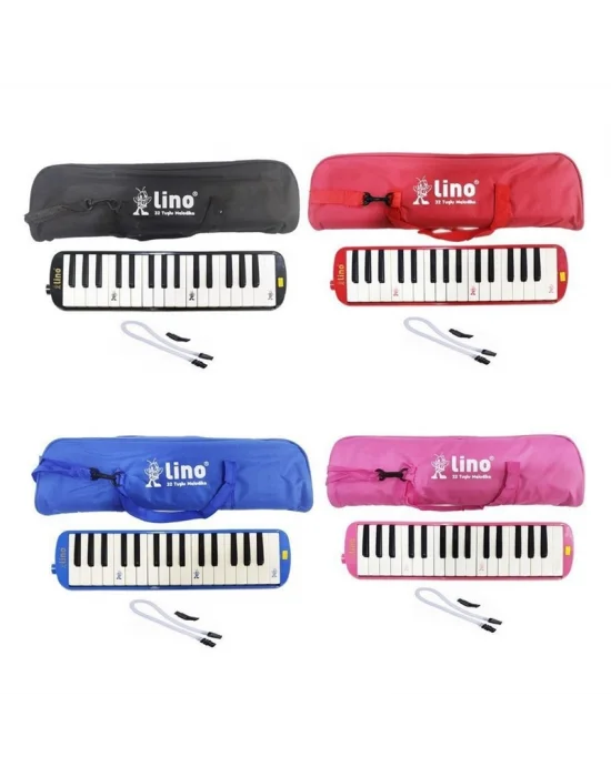 KIRMIZI MELODİKA 32 TUŞLU BEZ ÇANTA LN-32-PS