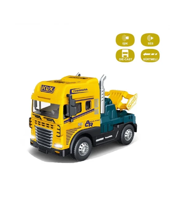 Klx600-344 Sürtmeli Işıklı Müzikli Çekici Tır Kafası 1:24 -vardem Oyuncak