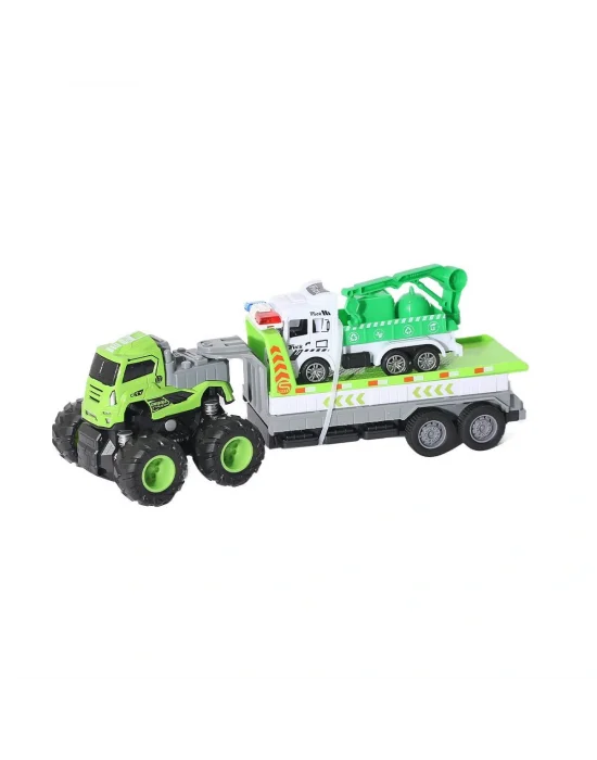 Klx600-365 Sürtmeli Die Cast 4x4 Temizlik Aracı Taşıyan Tır -vardem