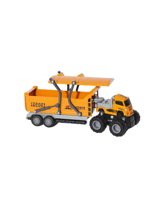 Klx600-377 Sürtmeli Die Cast 4x4 Kapalı Kasa İnşaat Tırı -vardem