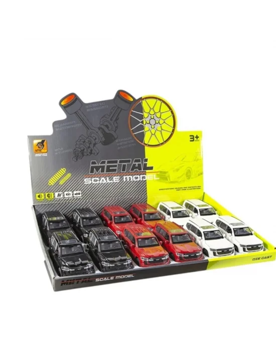 Km-3261d Vardem Çek Bırak 1:32 Işıklı Ve Sesli Metal Land Jeep