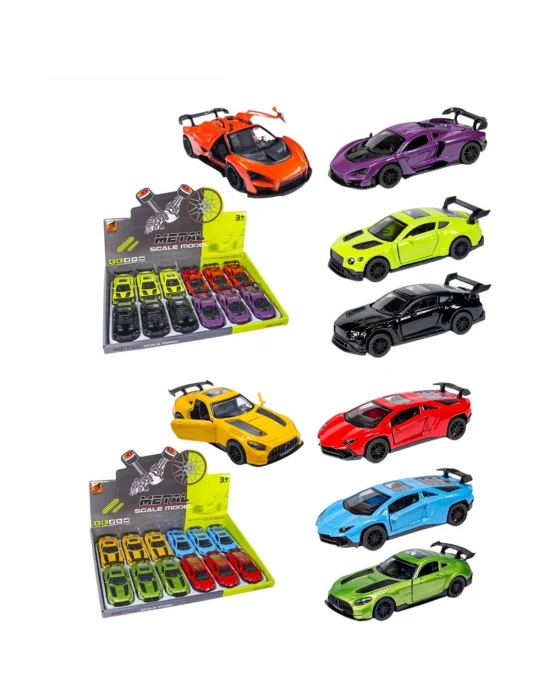 Km36201c-1-2-3-4 Vardem Çek Bırak Metal Araba  1:36