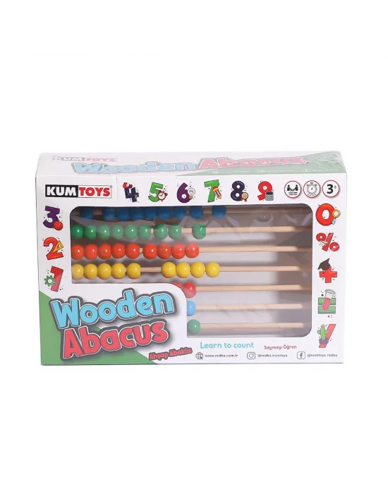 Km5632 Ahşap Abaküs -kumtoys