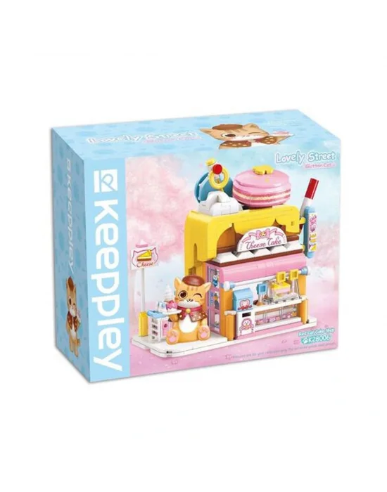 Kp28006 Keeppley Lovely Street - Red Cat Cake Shop 364 Parça Yapım Seti