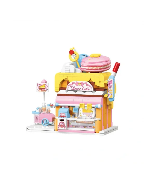 Kp28006 Keeppley Lovely Street - Red Cat Cake Shop 364 Parça Yapım Seti