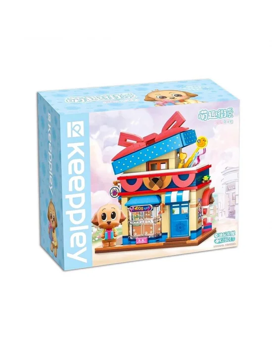 Kp28011 Keeppley Lovely Street - Poodle Toy Store 374 Parça Yapım Seti