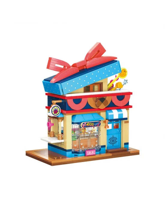 Kp28011 Keeppley Lovely Street - Poodle Toy Store 374 Parça Yapım Seti