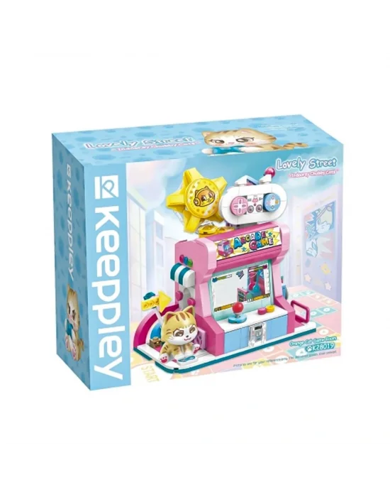 Kp28019 Keeppley Lovely Street - Orange Cat Game Room 384 Parça Yapım Seti