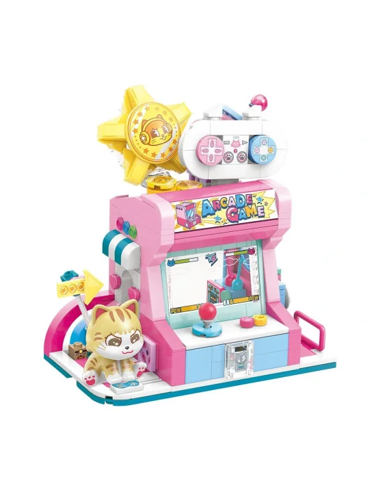 Kp28019 Keeppley Lovely Street - Orange Cat Game Room 384 Parça Yapım Seti