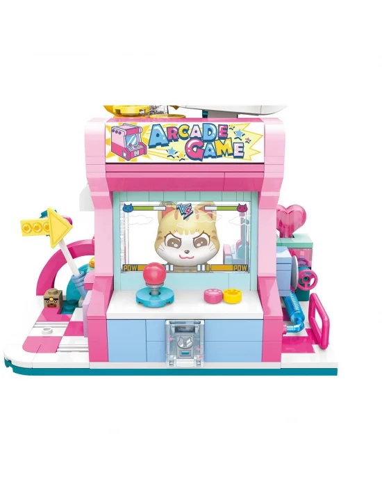 Kp28019 Keeppley Lovely Street - Orange Cat Game Room 384 Parça Yapım Seti