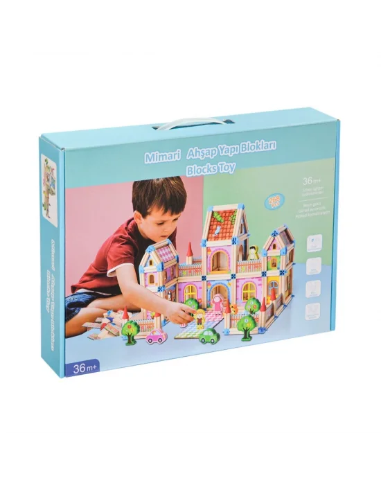 Kzl-2102103 Ahşap Mimari Yapı Blokları  268 Parça