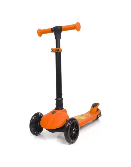 Lb2005 Lamborghini Turuncu Renk Scooter Işıklı Tekerlek