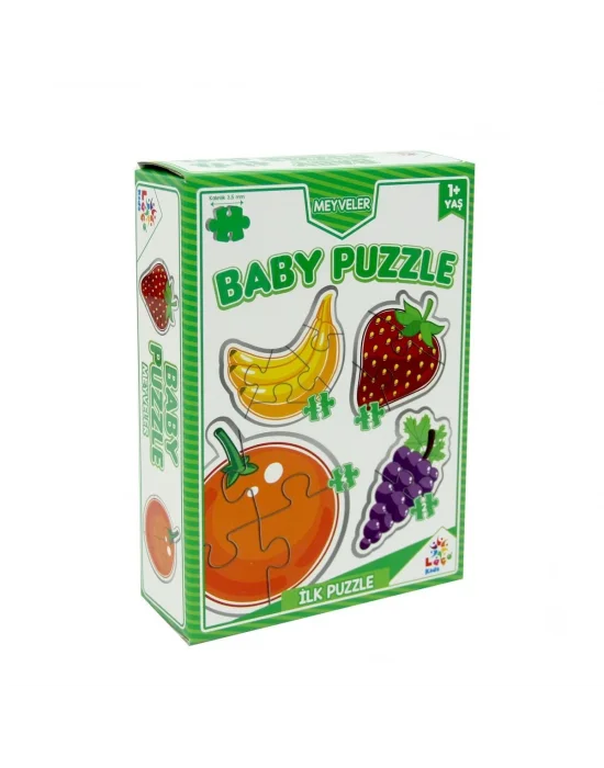 Lc7227 Laço, Baby Puzzle - Meyveler - İlk Puzzle / +12 Ay