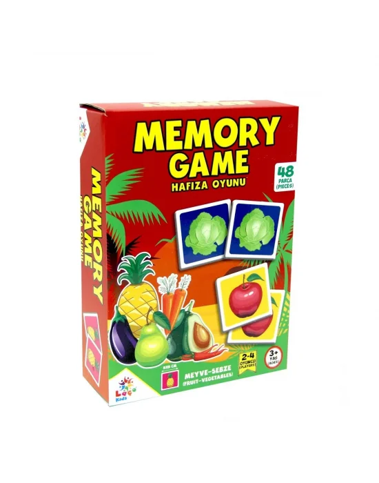 Lc7231 Laço, Hafıza Oyunu, Meyve - Sebze / +3 Yaş