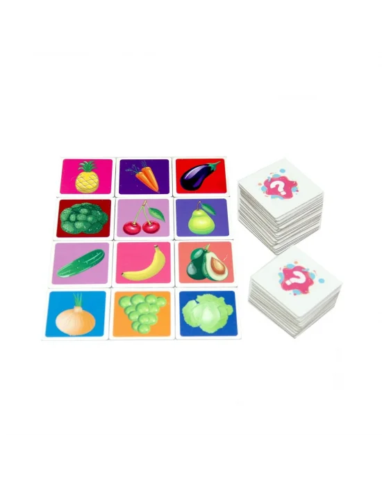 Lc7231 Laço, Hafıza Oyunu, Meyve - Sebze / +3 Yaş