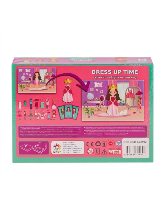 Lc7982 Manyetik Aktivite Kız Kıyafet Giydirme -laçokids