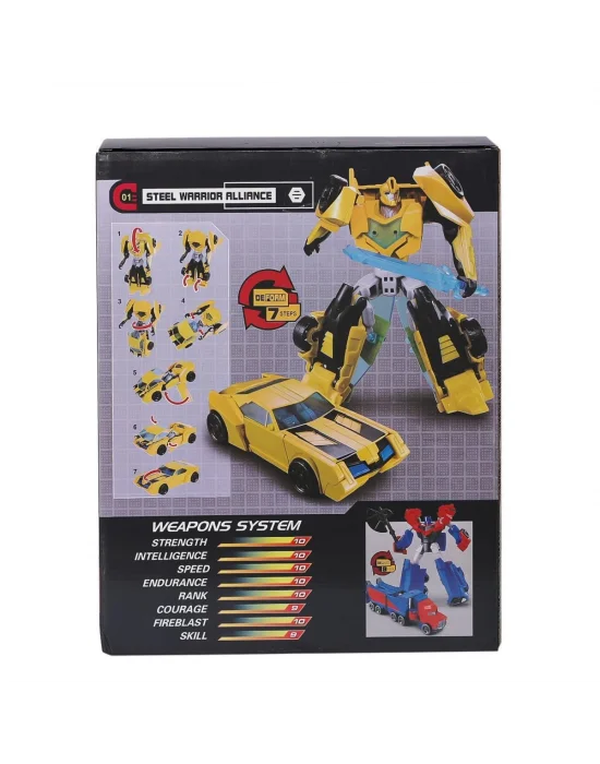 Lj1651 Metal Gövdeli Dönüşebilen Robot -gepettoys