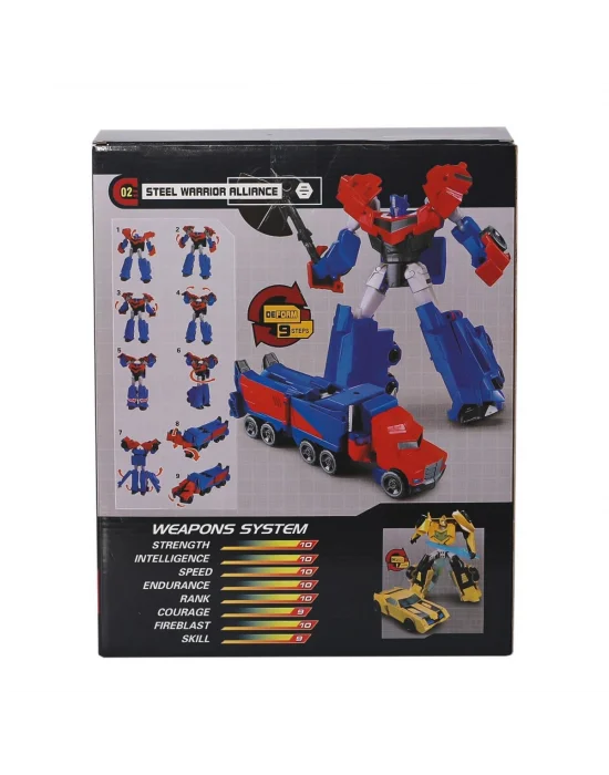 Lj1652 Metal Gövdeli Dönüşebilen Robot -gepettoys