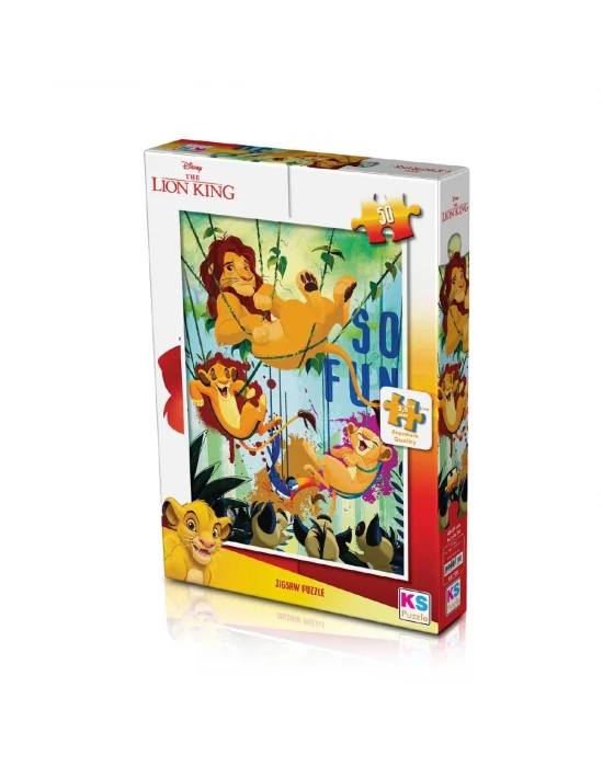 Lk 709 Puzzle 50 Parça/lıon Kıng Puzzle