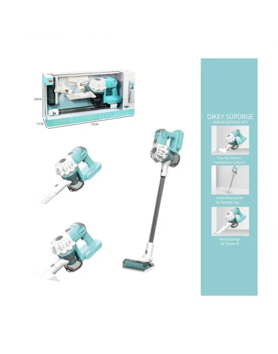 Ls8803Q Vardem Dikey Elektrik Süpürgesi Ekranlı Kutu Yeşil-gri 3 İn1