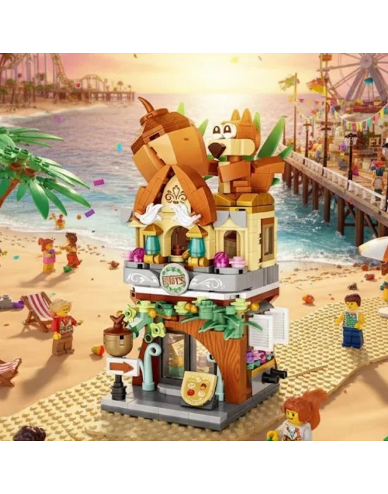 Lz-1641 Loz Fındık Dükkanı 485 Parça Block Oyuncak