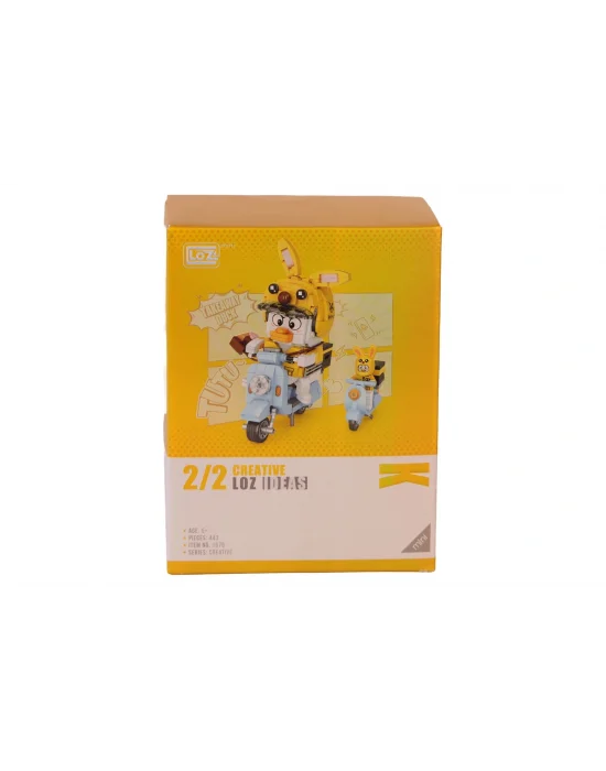 Lz-1676 Loz Kurye Ördek 443 Parça Block Oyuncak