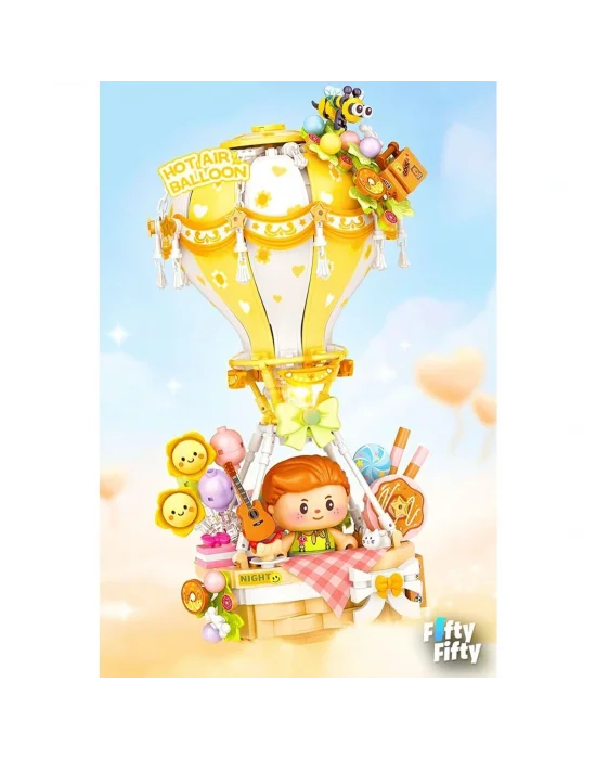 Lz-4113 Loz Sarı Hava Balonu 750 Parça Block Oyuncak