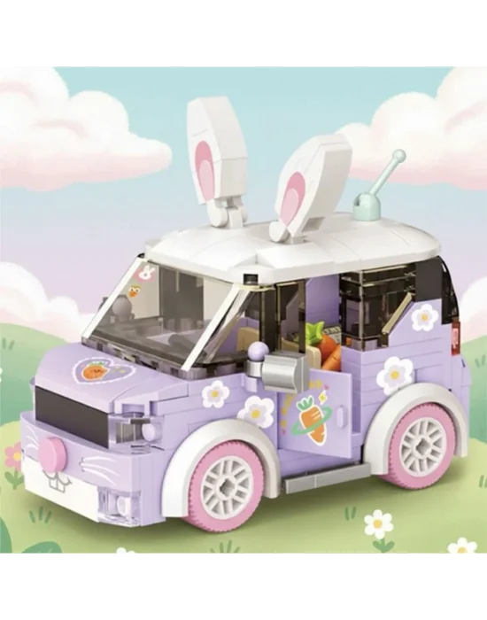 Lz-4208 Loz Tavşan Arabası 242 Parça Block Oyuncak