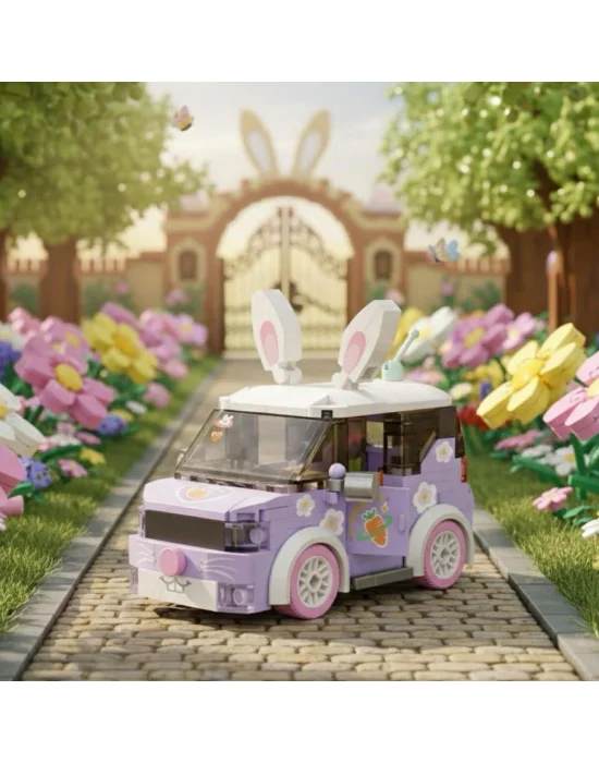 Lz-4208 Loz Tavşan Arabası 242 Parça Block Oyuncak