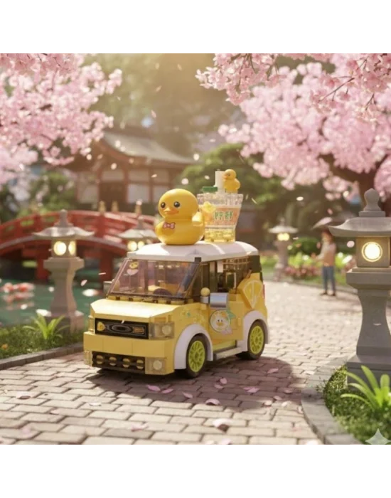Lz-4209 Loz Ördek Arabası 260 Parça Block Oyuncak
