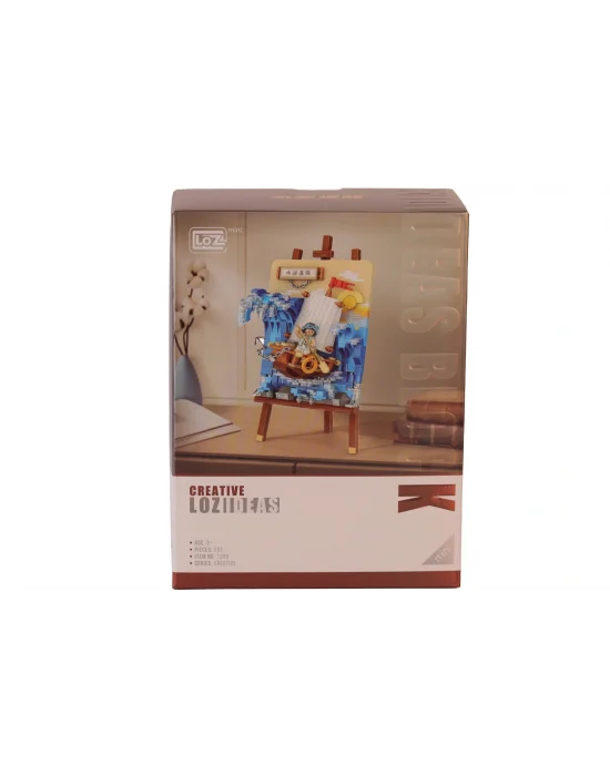 Lz1280 Loz  Yelkenli Gemi Ahşap Boyama   Block Oyuncak 592 Parça