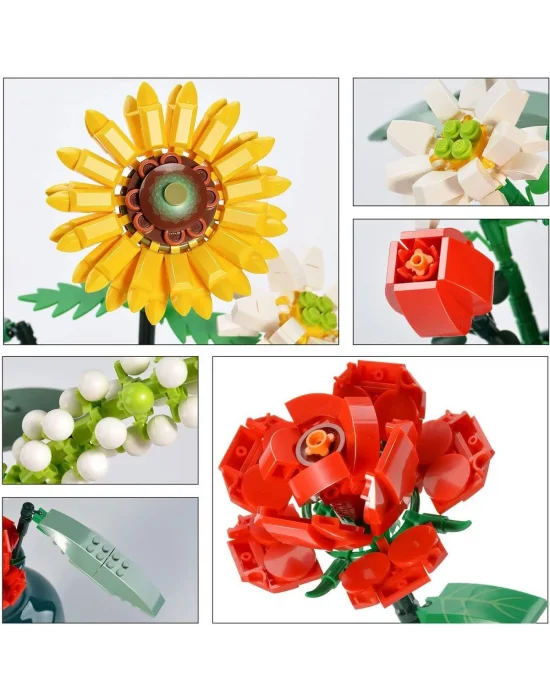 Lz1659 Loz Eternal Flowers Serisi - her Zaman Güneşe Doğru 568 Parça Yapım Seti