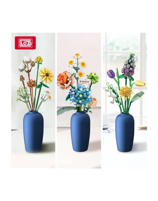 Lz1670 Loz Eternal Flowers Serisi - kar Sonrası İlk Güneş 646 Parça Yapım Seti