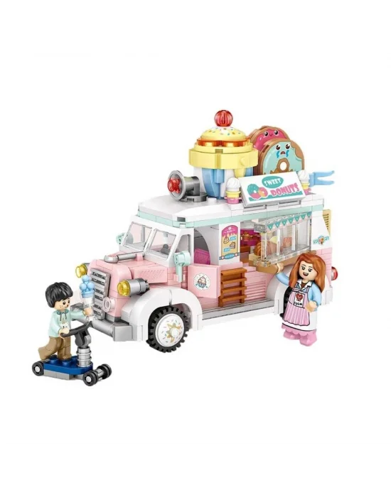 Lz1738 Loz  Çörek Arabası  Block Oyuncak 583 Parça