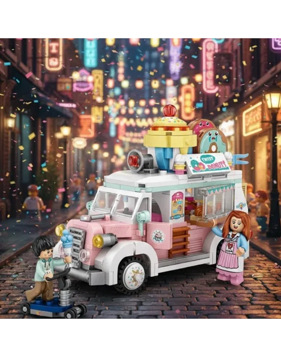 Lz1738 Loz  Çörek Arabası  Block Oyuncak 583 Parça