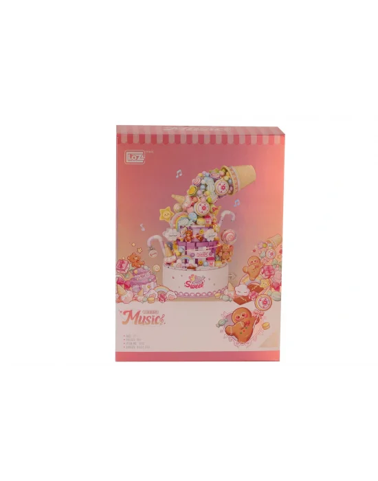 Lz1953 Loz  Müzik Kutusu  Block Oyuncak 909 Parça