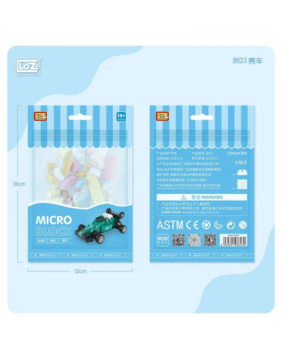 Lz8623 Loz Araba Blok Seti Mini Poşet -vagon Life