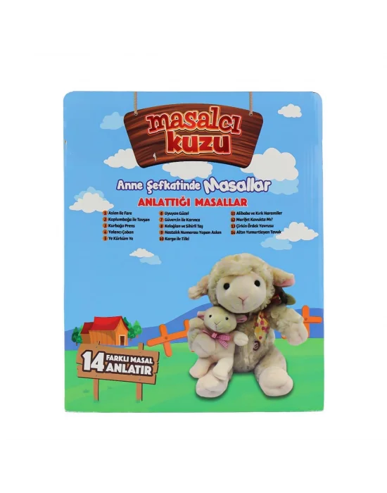 M-1117526-12 Türkçe Yavrulu Masal Anlatan Kuzu -birliktoys