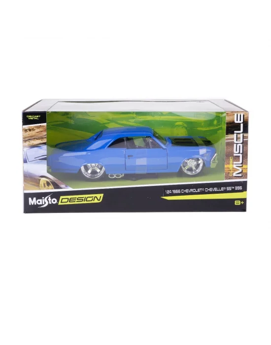 May 31333 1:24 1966 Chevrolet Chevelle Ss 396 Model Araba -necotoys