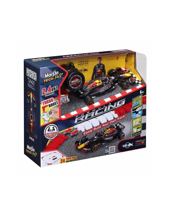 May 82672 1 41 Die-cast Red Bull Racing Uzaktan Kumandalı Ve Pist Seti