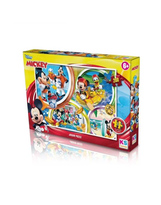 Mch 113 Mickey Mouse 200 Parça Puzzle -ks Puzzle