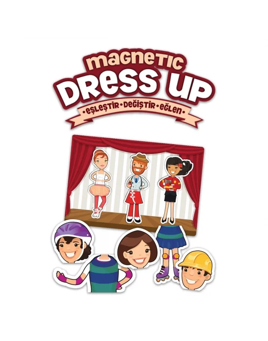 Md174 Ks, Magnetic Dress Up - Eşleştir・değiştir・eğlen / +3 Yaş