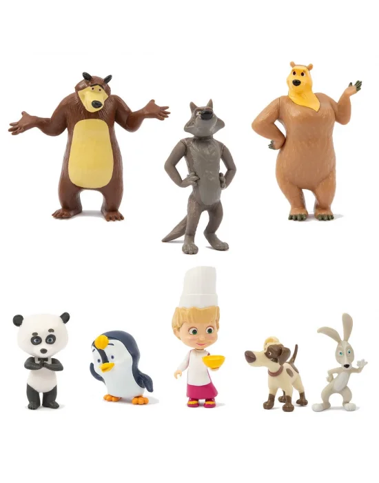 Mha29000 Maşa Ve Koca Ayı Kartanesi Figür