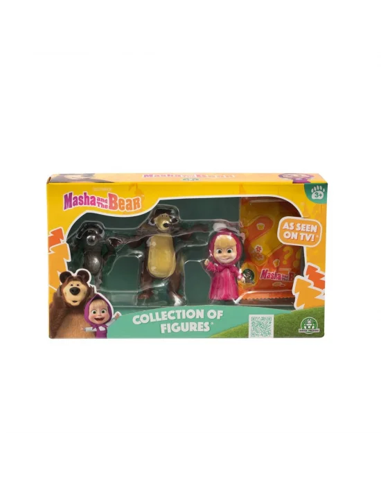 Mha61000 Maşa Ve Koca Ayı 4lüı Figür Set