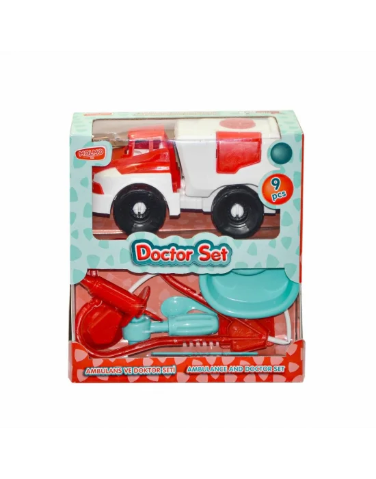 Ml492 Ambulanslı Doktor Oyun Seti -molmo(ürün Oyuncaktır)