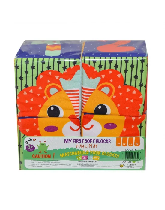 Mol-121 Pvc 4lü Eğitici Küp