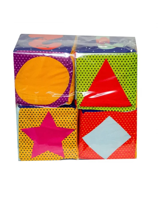 Mol-121 Pvc 4lü Eğitici Küp