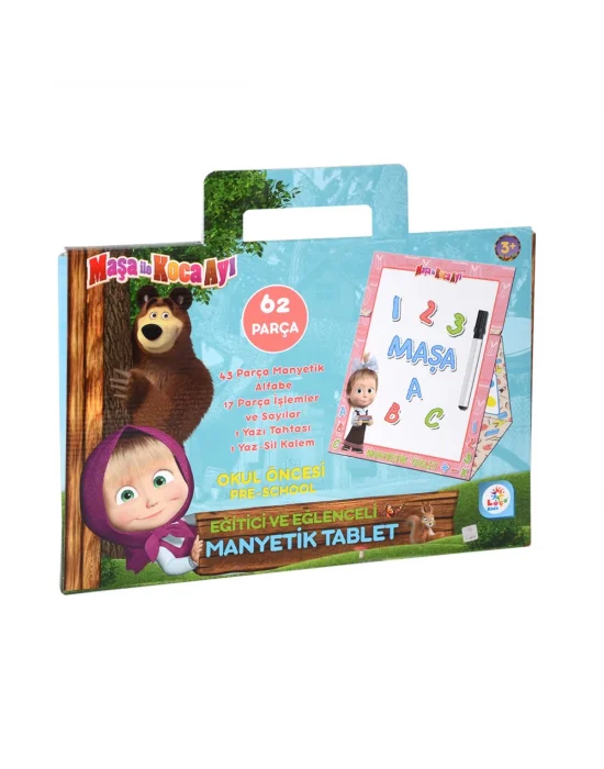 Ms7582 Laço, Maşa İle Koca Ayı Manyetik Tablet / +3 Yaş