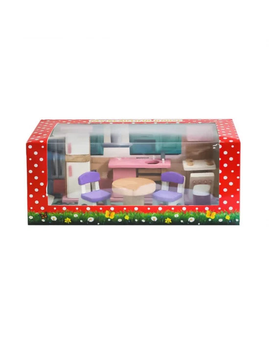 Mtf003 Cocok Ahşap Oyuncak Oyn Ahşap Mutfak Seti